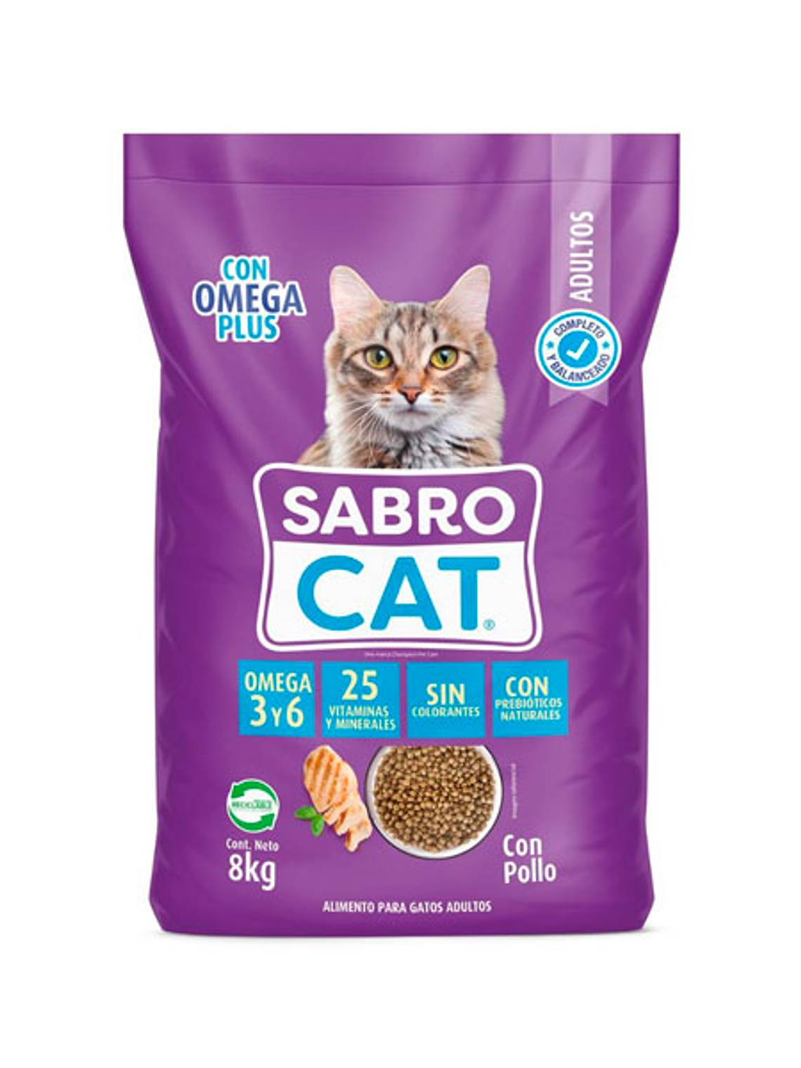SABROCAT GATO ADULTO 8 KG 1