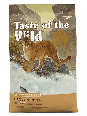 TASTE OF THE WILD CANYON RIVER FELINE CON TRUCHA Y SALMÓN AHUMADO 6.6 Kg