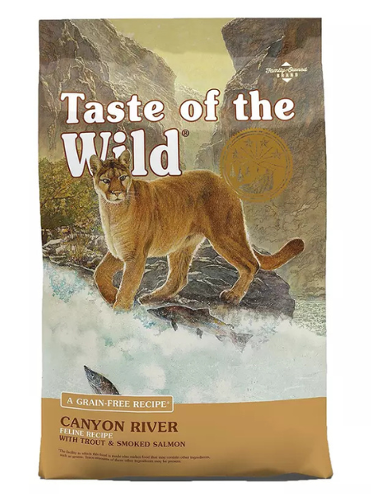 TASTE OF THE WILD CANYON RIVER FELINE CON TRUCHA Y SALMÓN AHUMADO 6.6 Kg 1