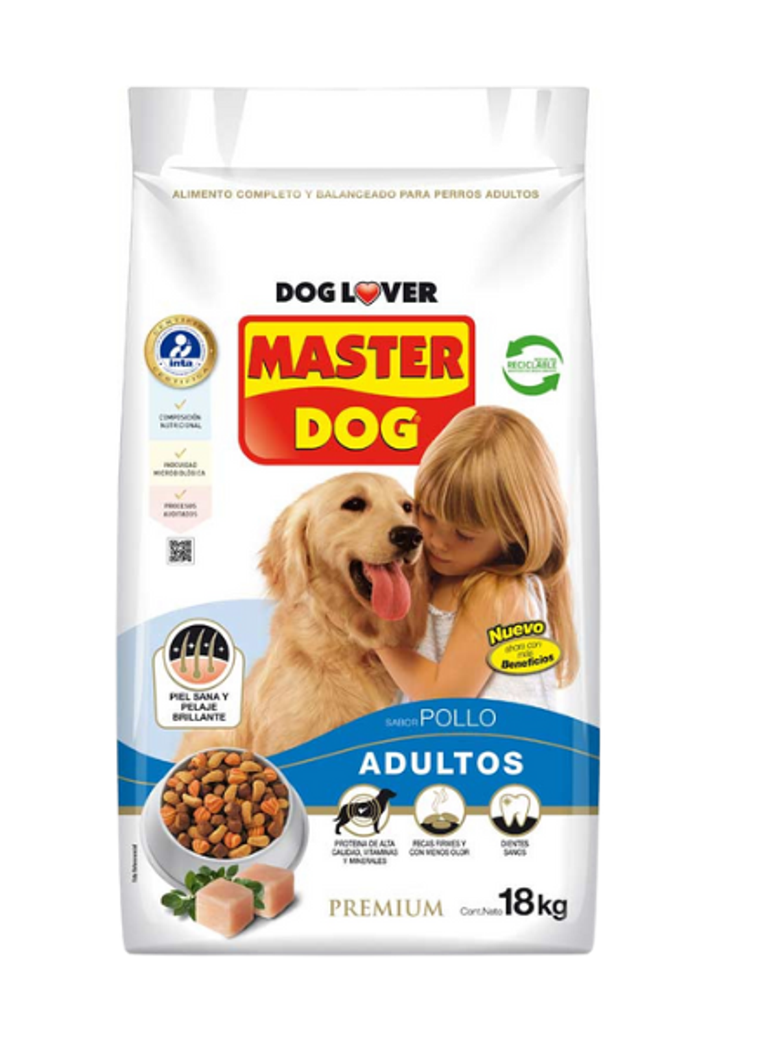 Master Dog Adulto Pollo 18 Kg 1