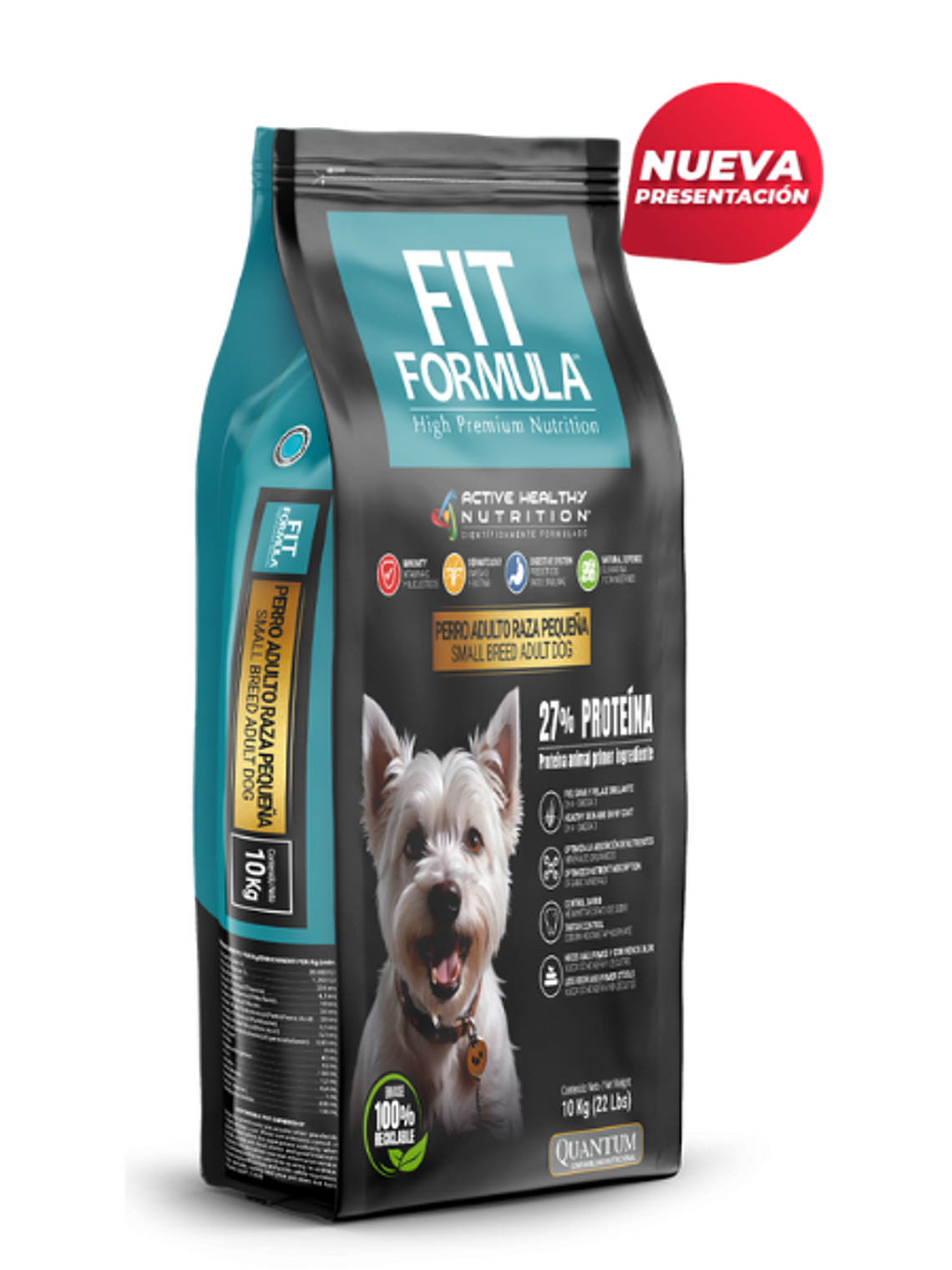 Fit formula adulto raza pequeña 10 Kg 1