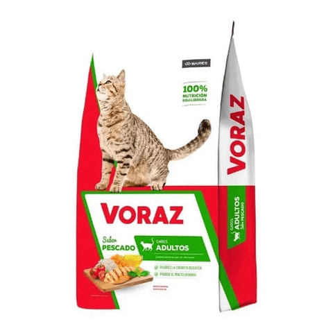 VORAZ GATO ADULTO SABOR PESCADO 10 KG