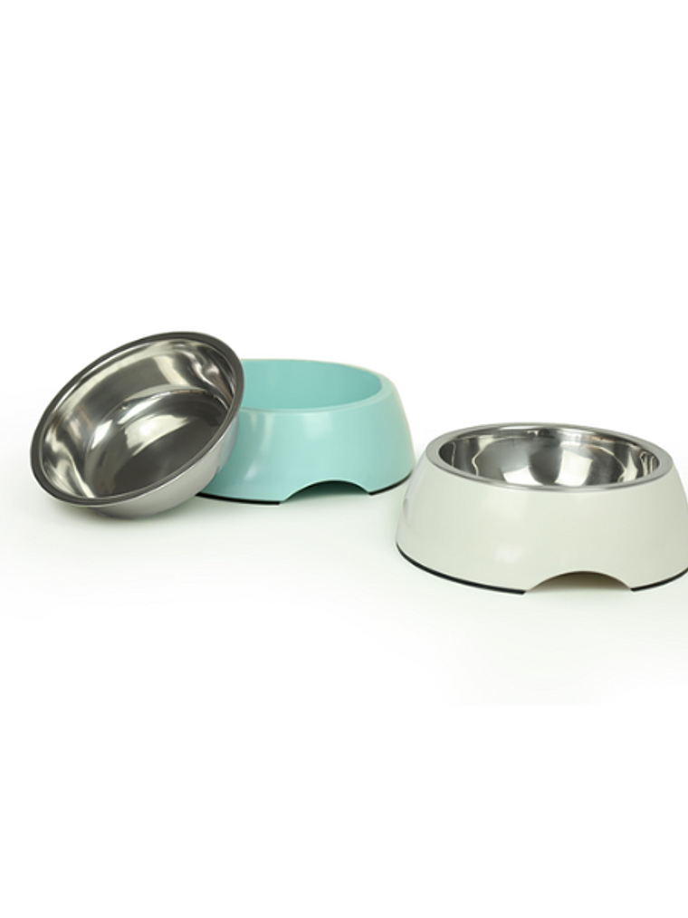 BRNX PLATO MELAMINA + INOX BLANCO S 1