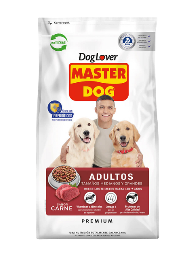 Master Dog Adulto Carne 18 Kg 1