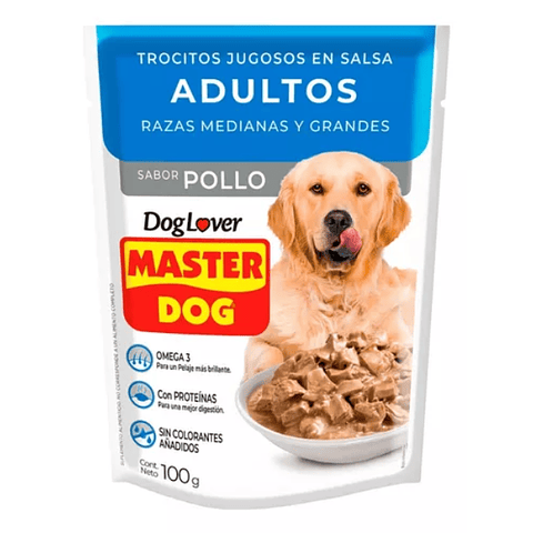 Sachet Master Dog Adulto Pollo 100 Gr