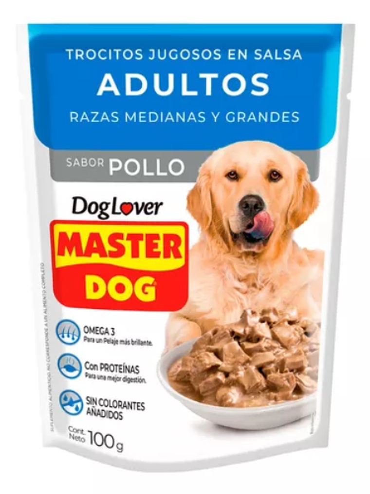 Sachet Master Dog Adulto Pollo 100 Gr 1