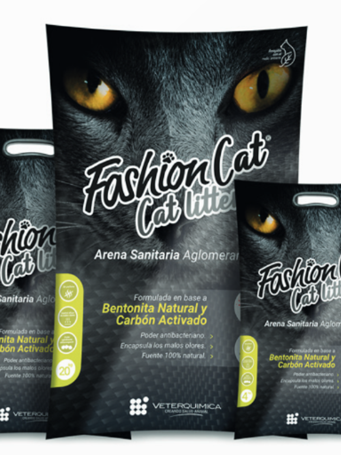 Arena Fashion Cat Litter Carbon Activo 20 kg 1
