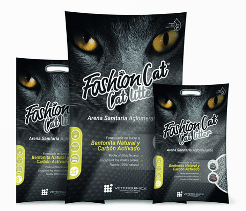 Arena Fashion Cat Litter Carbon Activo 20 kg