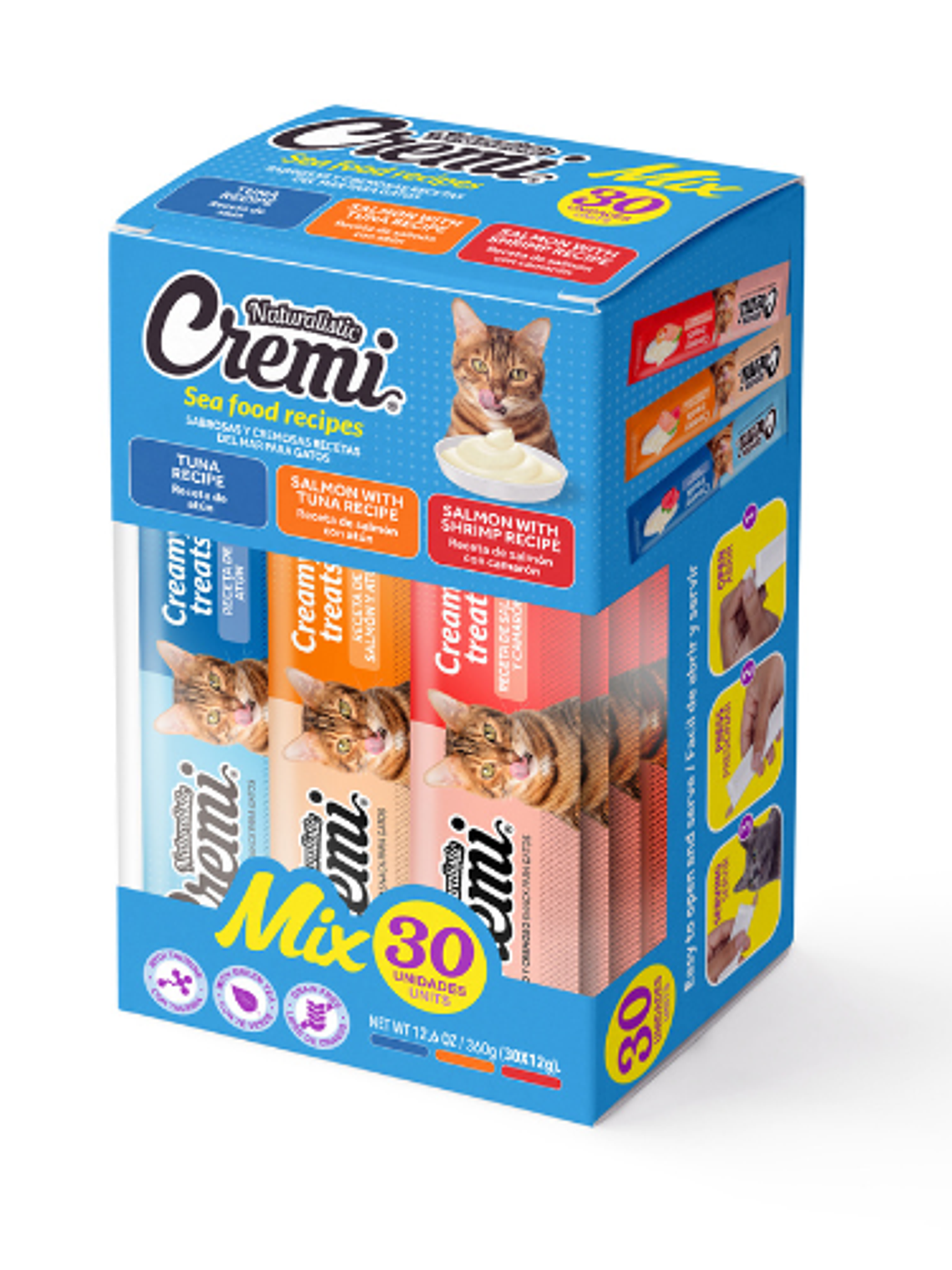 Cremi Gato Box Pescado 30 Sachet 1
