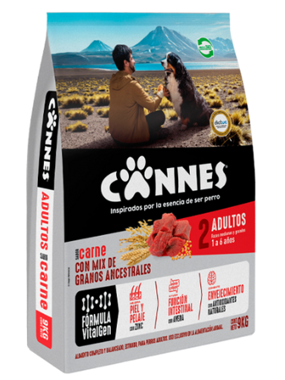CANNES ADULTO SABOR CARNE 18 KG 1