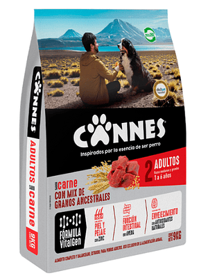 CANNES ADULTO SABOR CARNE 18 KG