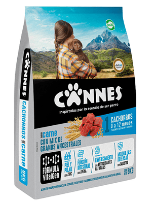 CANNES CACHORROS SABOR CARNE 18 KG