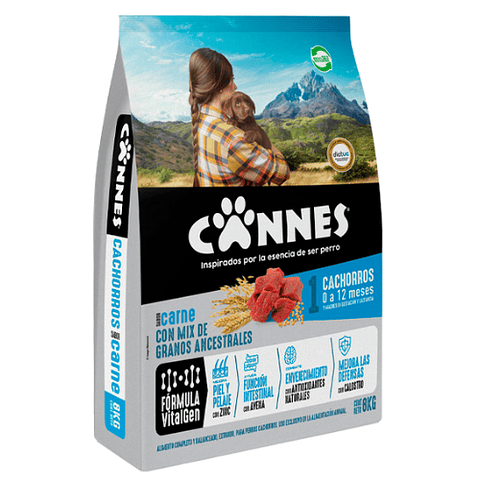 CANNES CACHORROS SABOR CARNE 18 KG