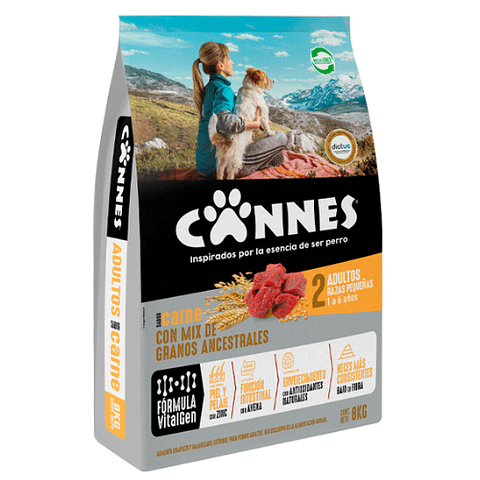 CANNES ADULTO RAZAS PEQUEÑAS CARNE 18 KG