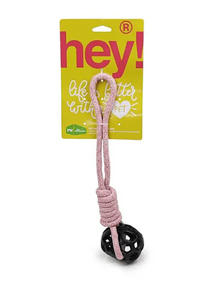 Hey! JUGUETE PERRO CUERDA BOLA