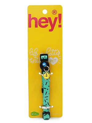 Hey! COLLAR CELESTE GATOS