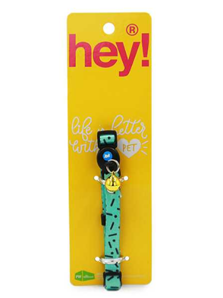 Hey! COLLAR CELESTE GATOS 1