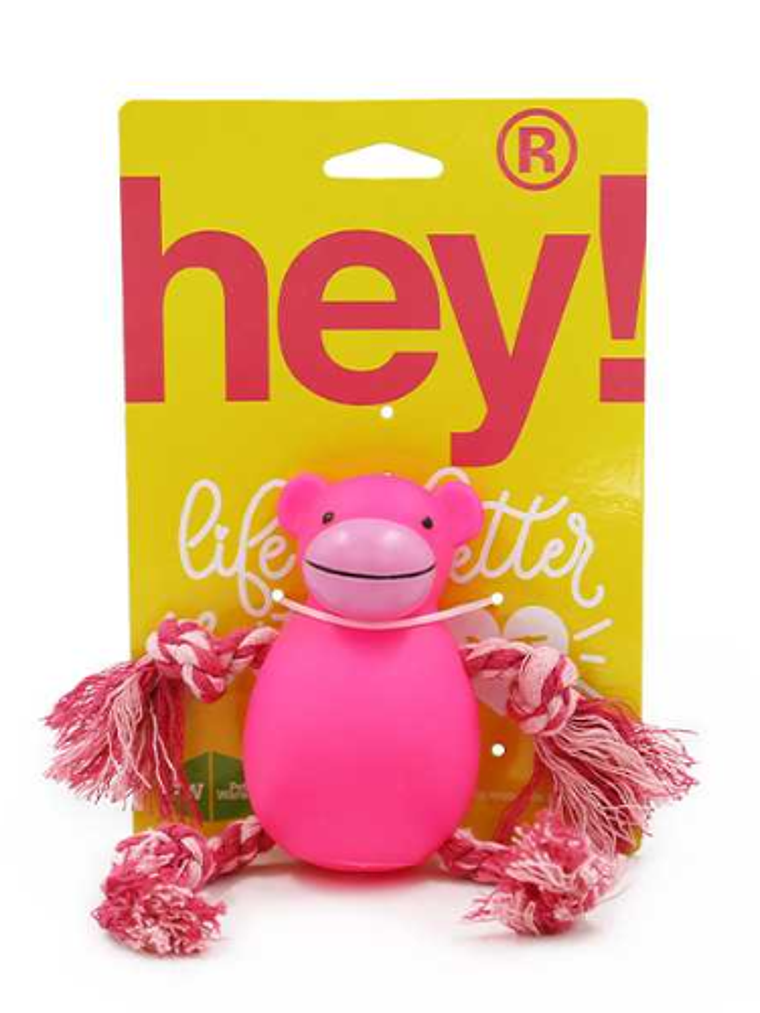 Hey! JUGUETE MONO CUERDA PARA PERROS  1