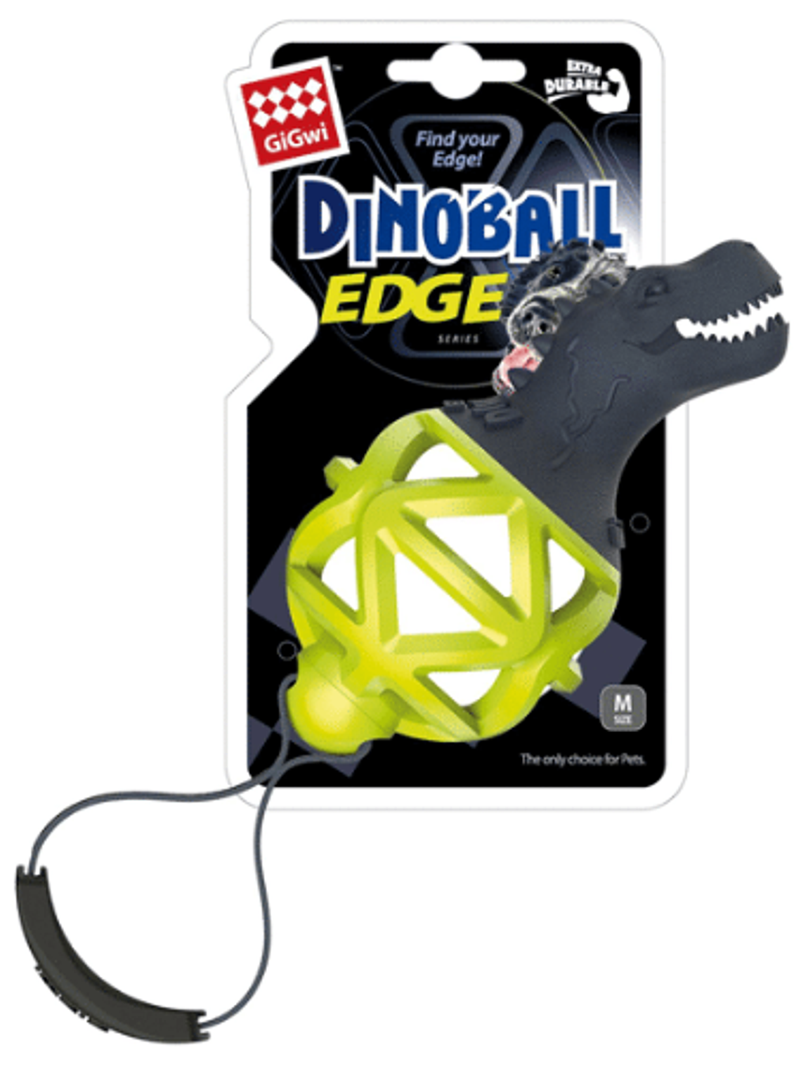 DINOBALL GIGWI EDGE EXTRA DURABLE VERDE TALLA M 1