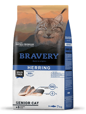 Bravery Gato Senior Herring 7 Kg