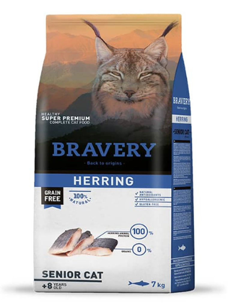 Bravery Gato Senior Herring 7 Kg 1