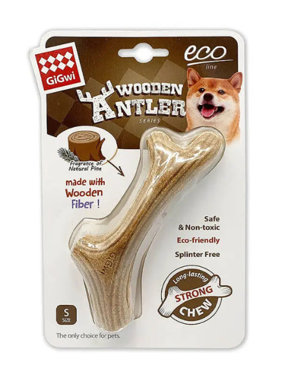 Gigwi Wooden Antler Small 1