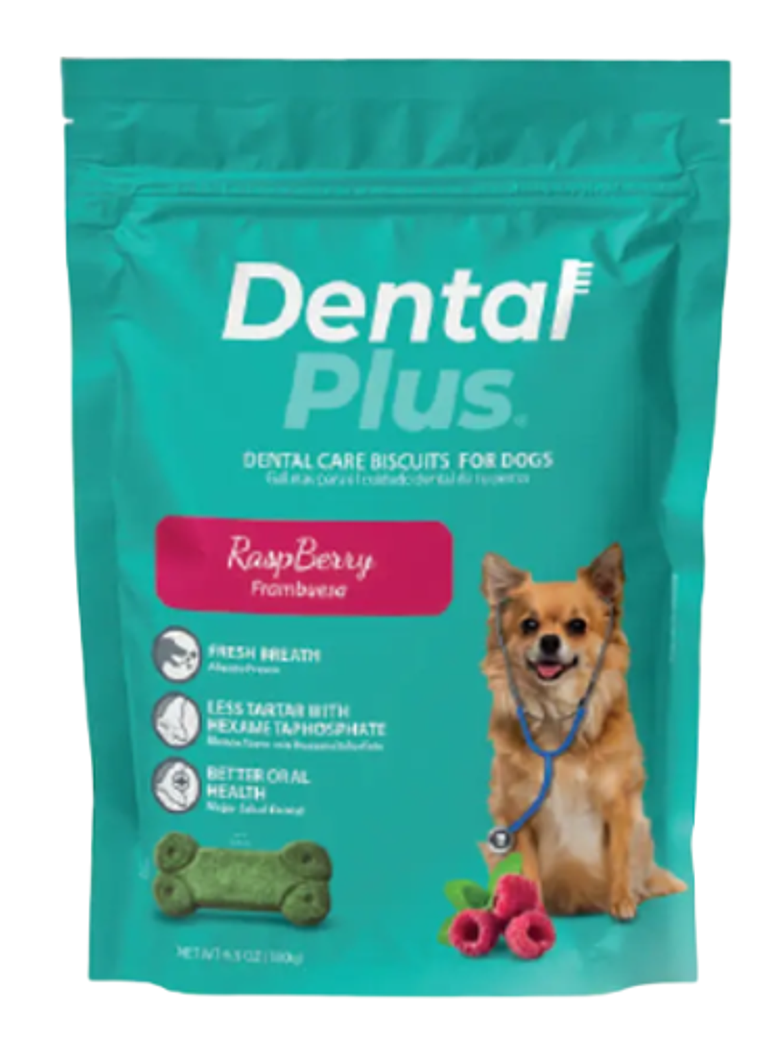 Dental Plus Frambuesa 180 grs 1