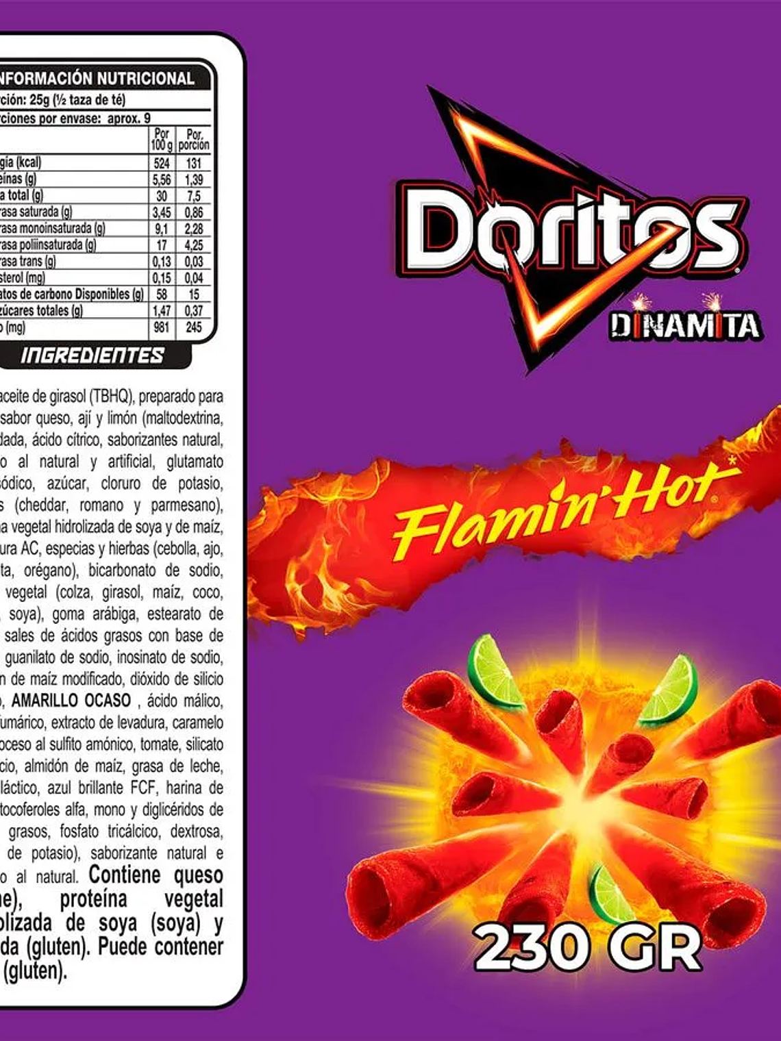 Doritos Dinamita Flamin Hot 100 g 2