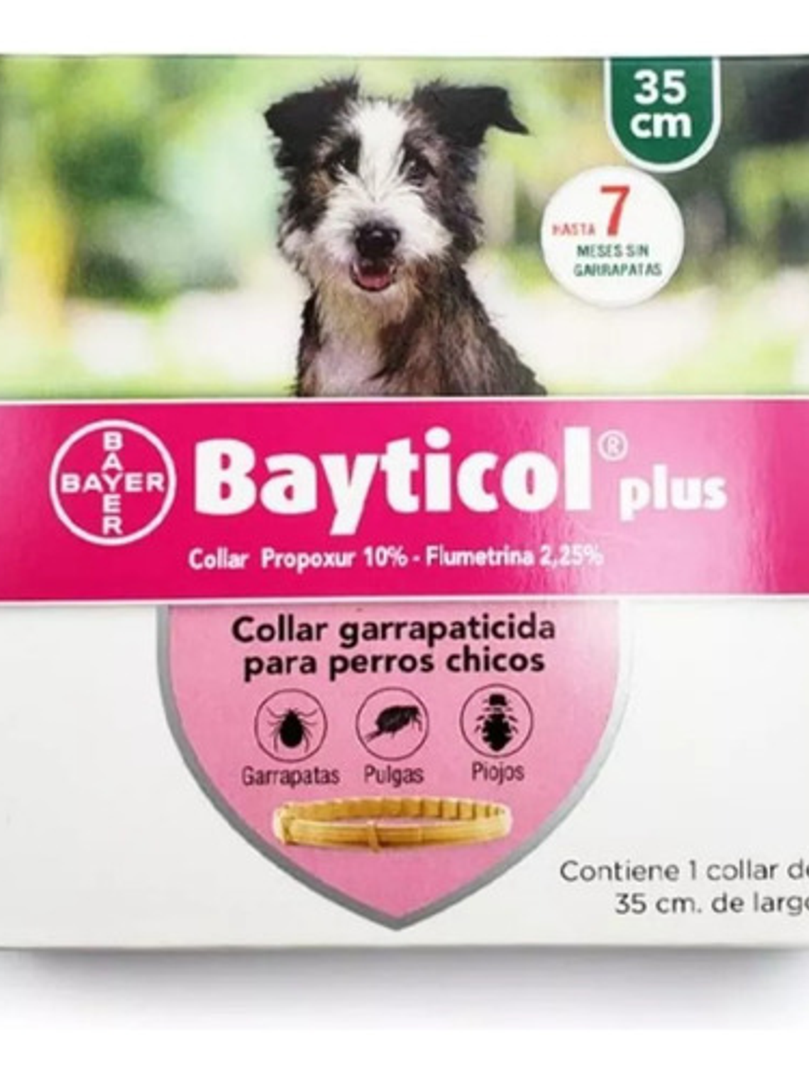 Bayticol Plus Collar Chico Perro Pulgas Garrapatas Bayer Tps 1