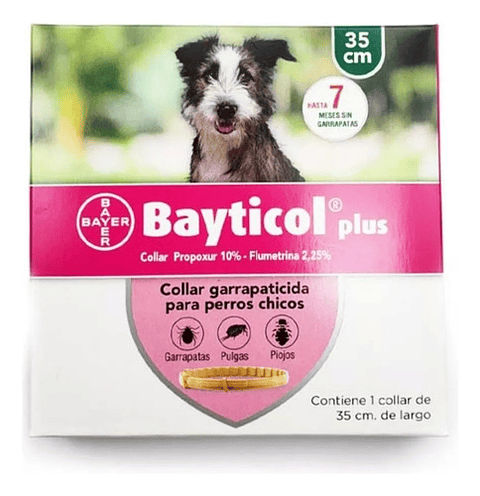 Bayticol Plus Collar Chico Perro Pulgas Garrapatas Bayer Tps