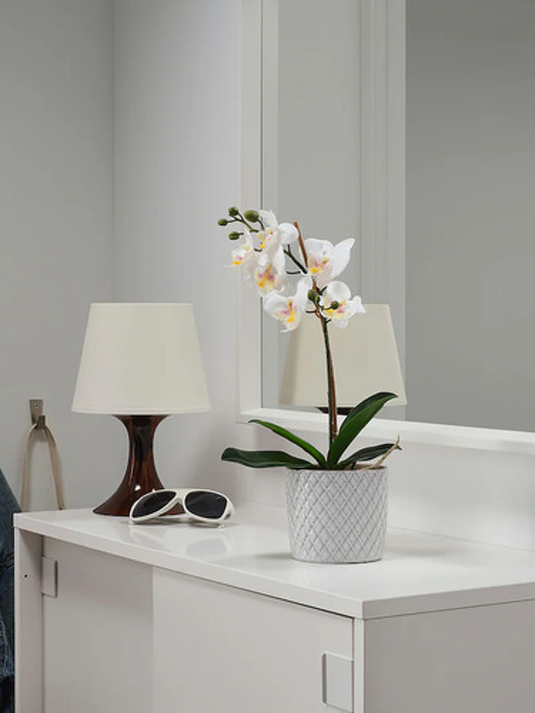 Planta Artificial Orquídea De 28 Cm De Alto 2