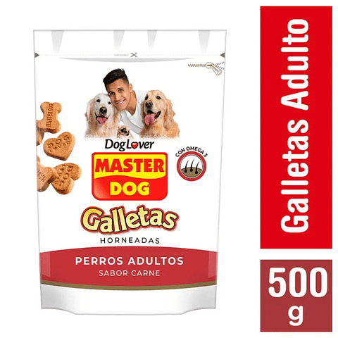 Galletas Perro Adulto Sabor Carne 500 g