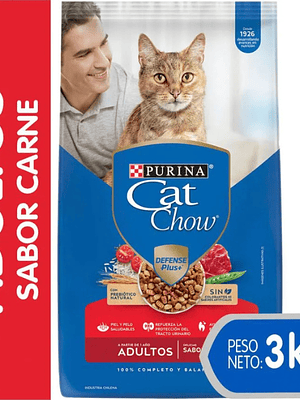 Cat Chow Adulto Carne 3 Kg
