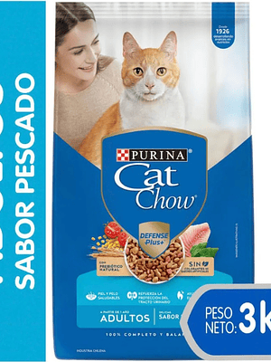 Cat Chow Adulto Pescado 3 Kg 