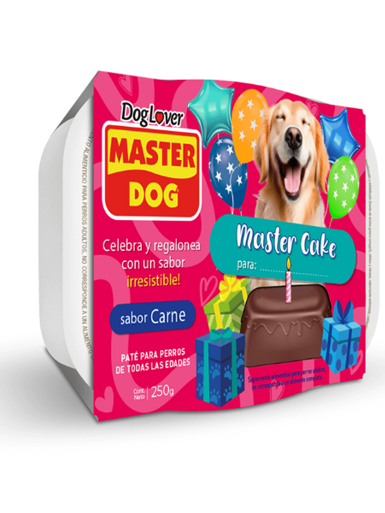 Master Cake sabor Carne 1