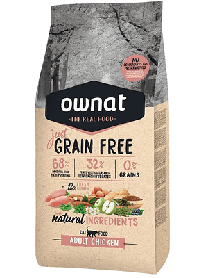 JUST GRAIN FREE ADULT CHICKEN CAT 3 KG