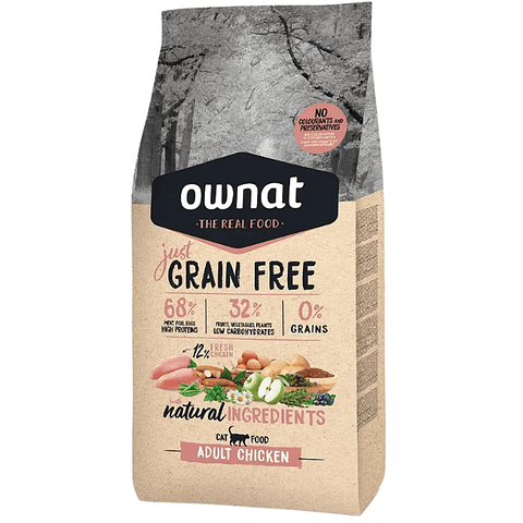 JUST GRAIN FREE ADULT CHICKEN CAT 3 KG