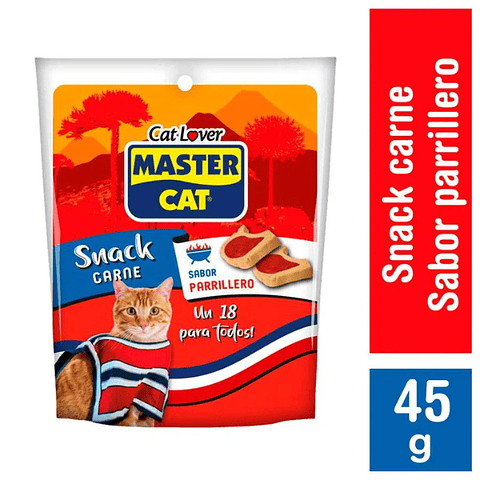 Snack Gato Master Cat Carne a la Parrilla 45 g