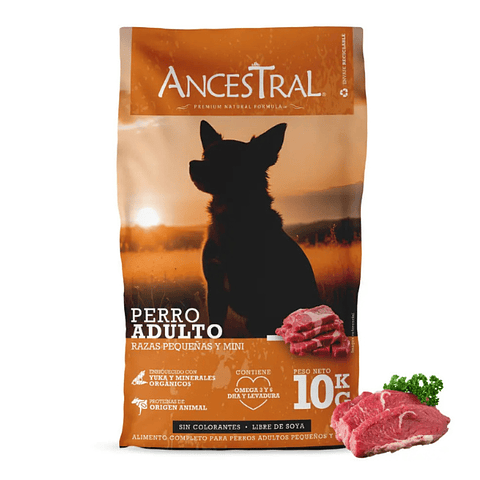 Ancestral Dog Adulto Raza Pequeña 10k.