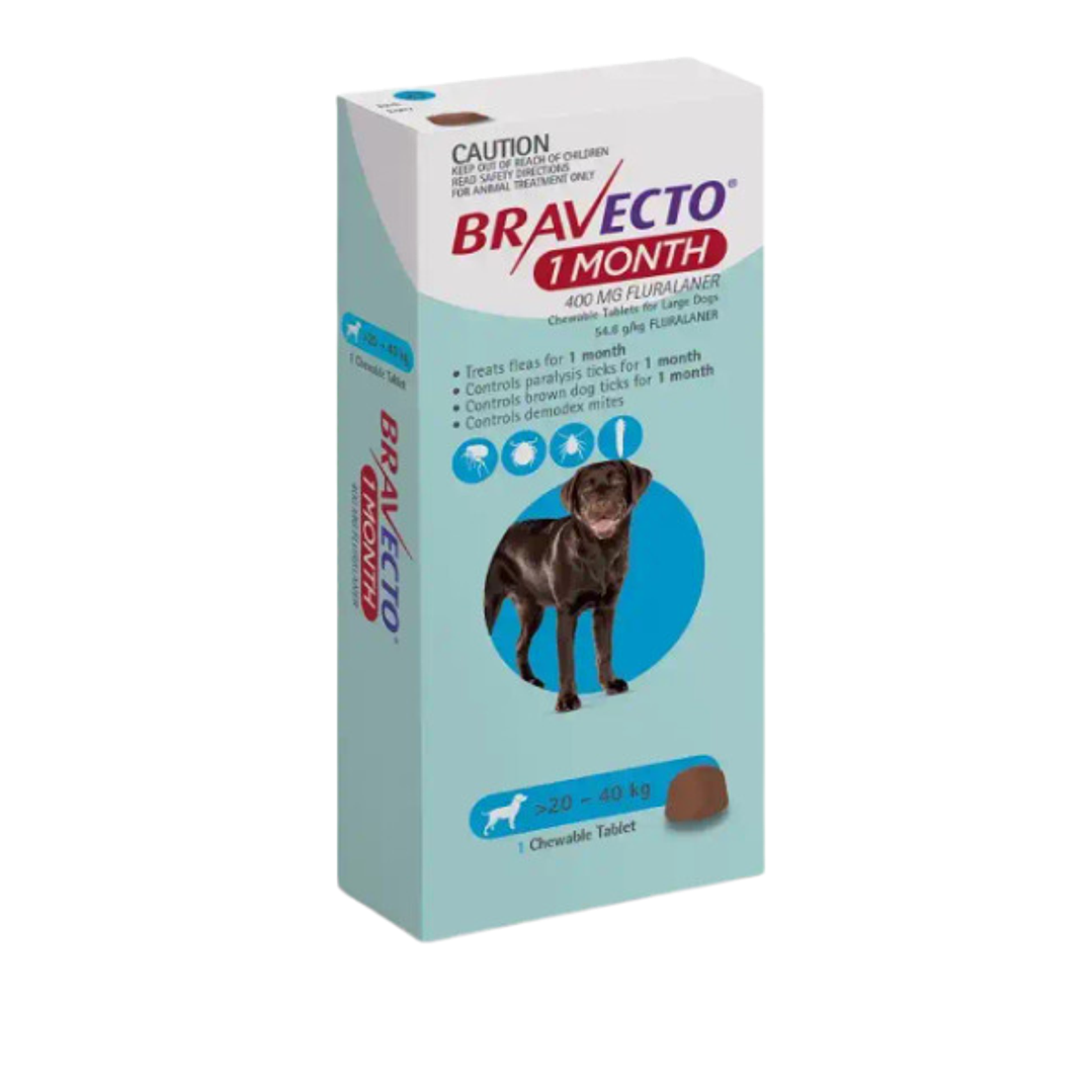 Bravecto Perro 1 Mes 20kg - 40kg 1