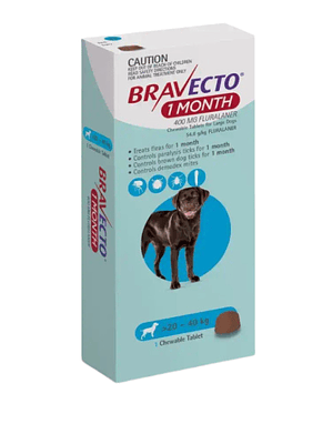 Bravecto Perro 1 Mes 20kg - 40kg