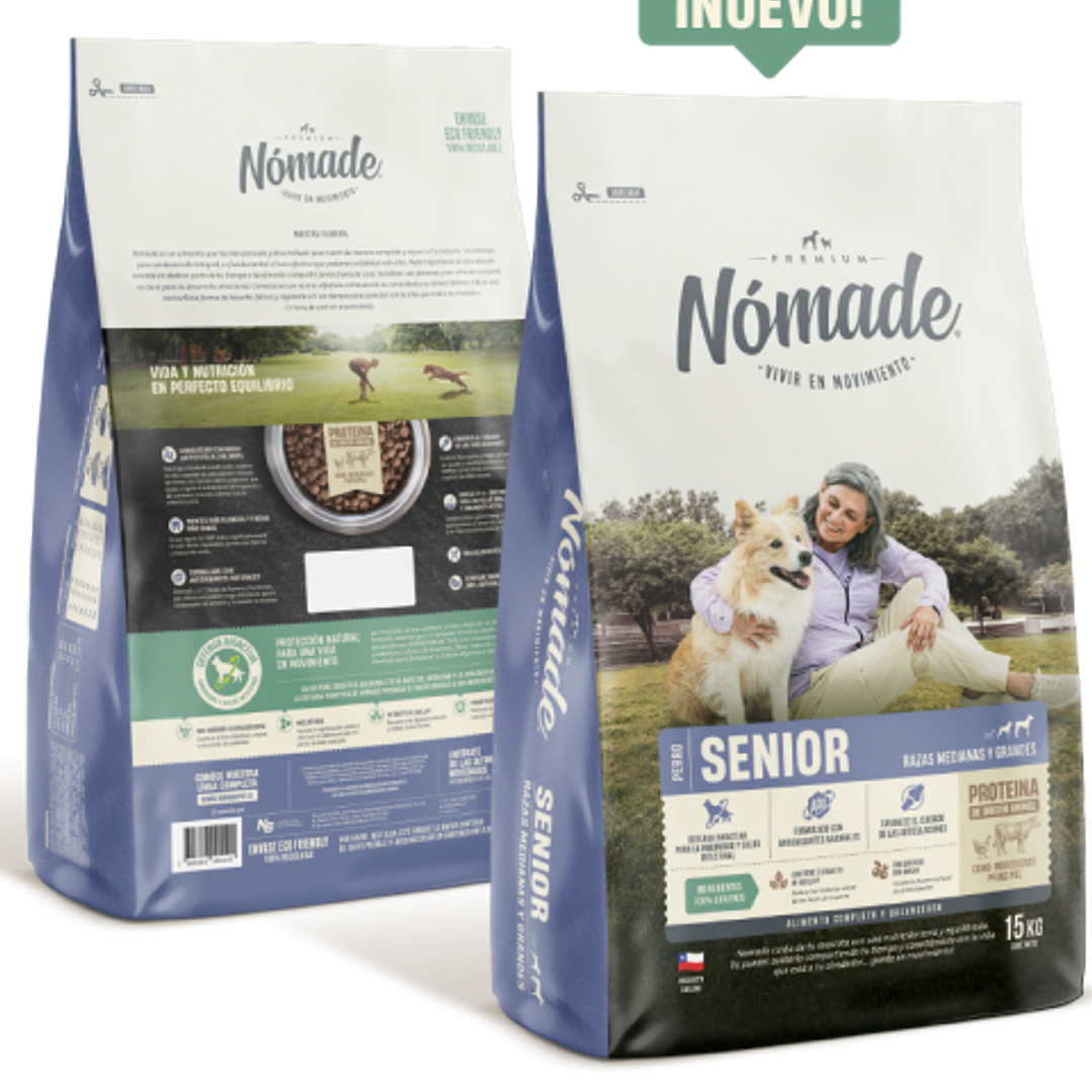Nómade Senior Adulto Razas Medianas y Grandes 15 KG 1