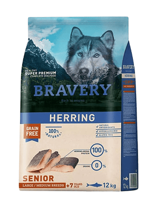 Bravery Perro Senior Herring 12 Kg