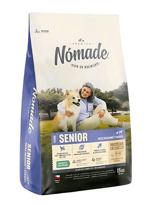 Nómade Senior Adulto Razas Medianas y Grandes 15 KG