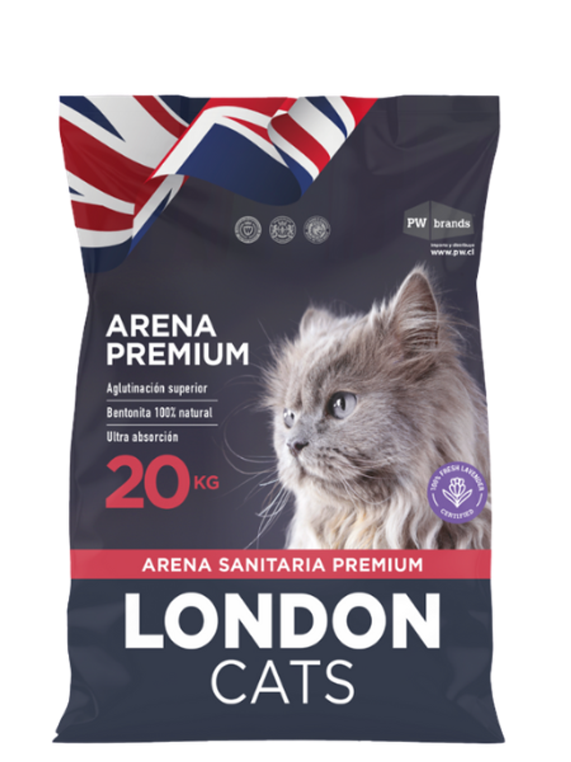 ARENA LONDON CATS 20KG ARENA AROMA LAVANDA 1