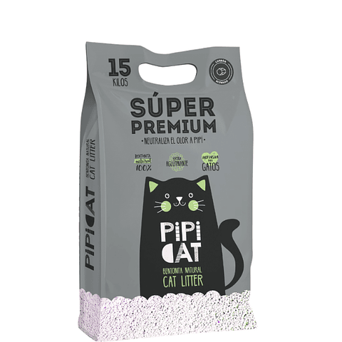 Pipicat Super Premium Carbón Aroma Lavanda 15 Kg