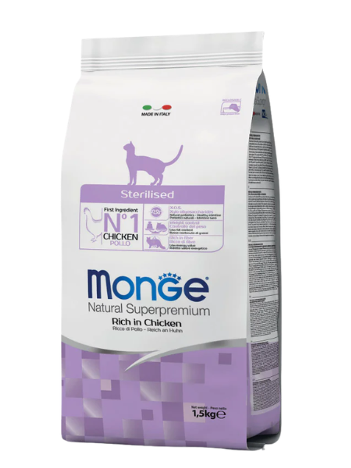 Monge Gato Sterilizado Pollo 1.5 Kg 1
