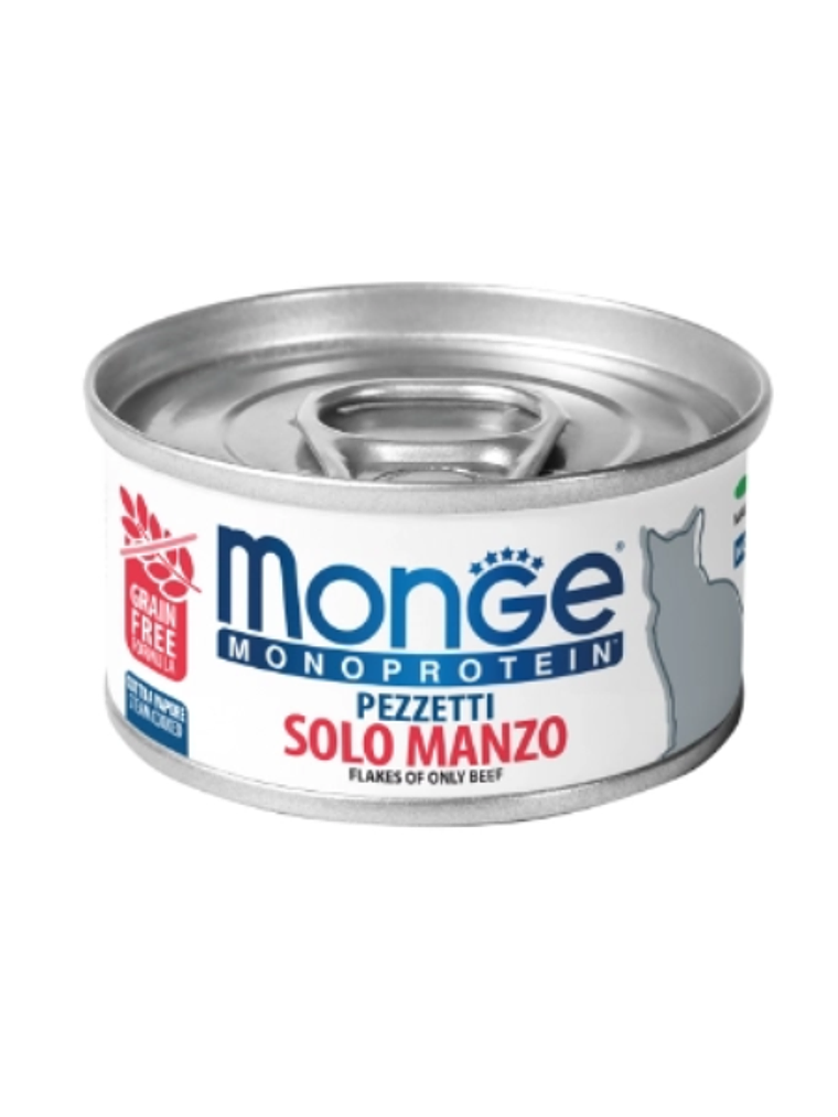 Lata Monge Gato Flakes Vacuno 80 Grs 1