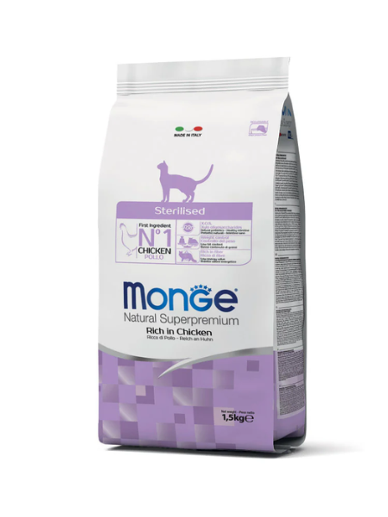 Monge Gato Sterilized Pollo 10 Kg 1