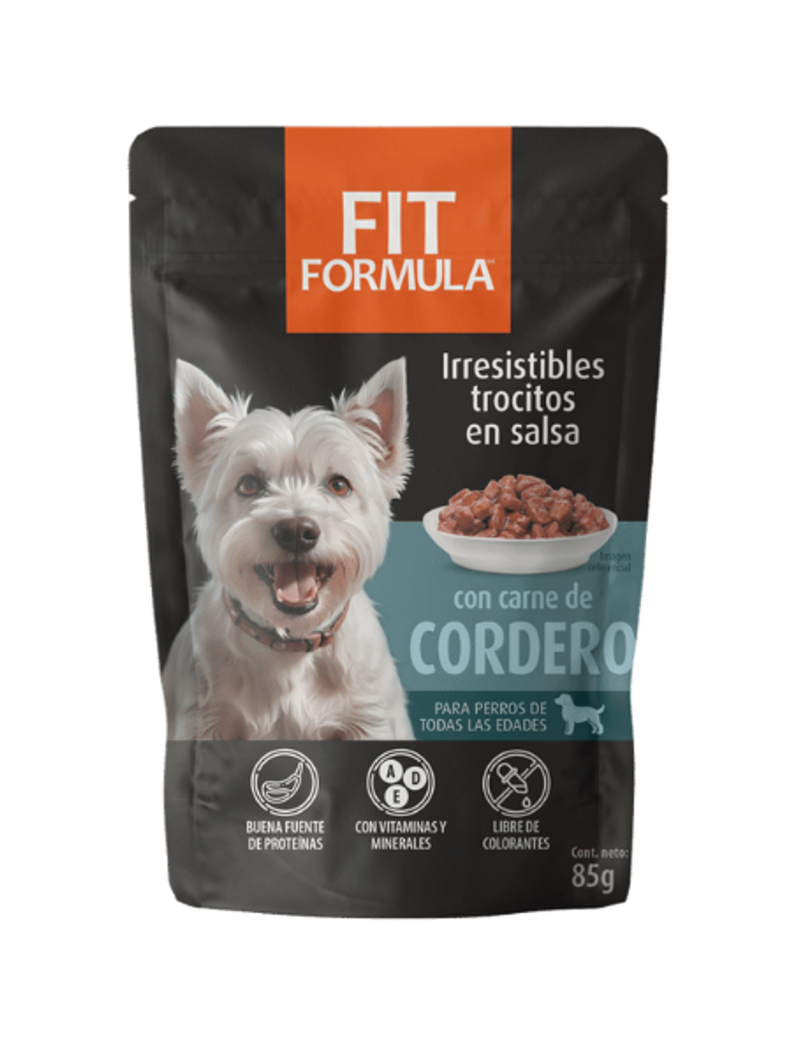 Fit Formula Pouch Cordero para Perros 85 g 1
